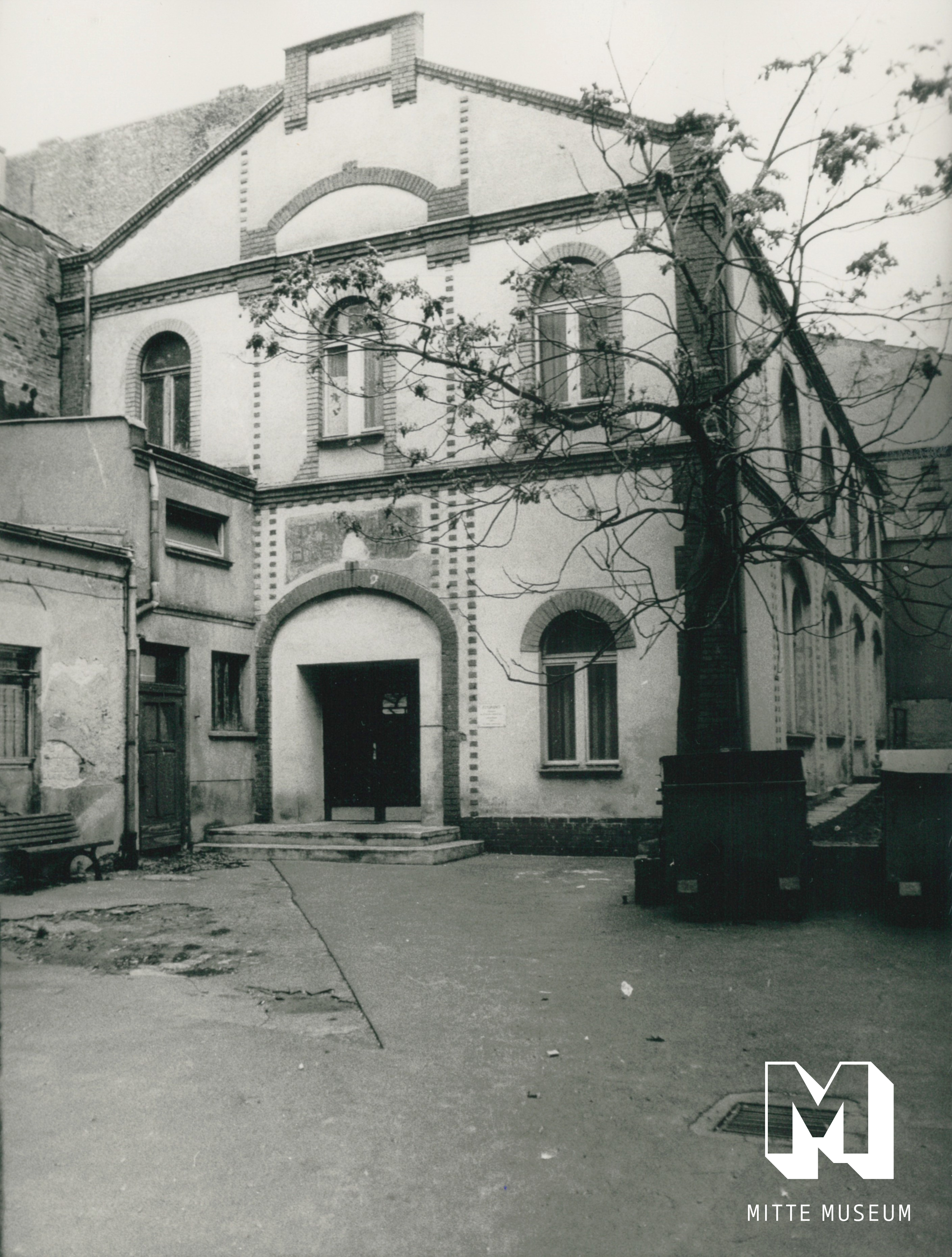 Ehemalige Synagoge in der Brunnenstraße 33, März 1990,  Mitte Museum.